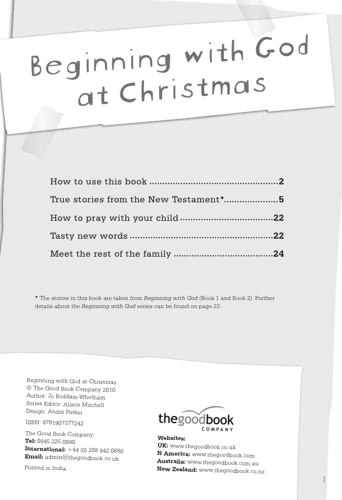 Beginning with God at Christmas