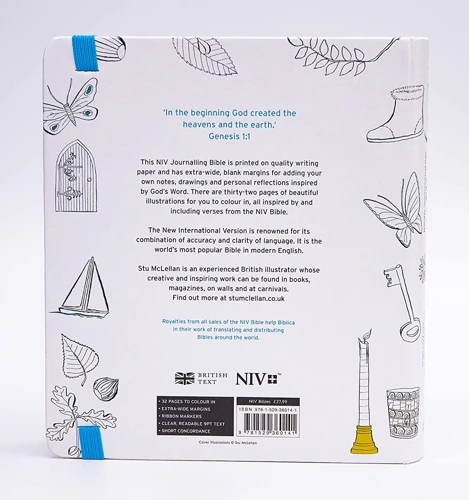 NIV Journalling Bible for Colouring In
