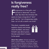 Is forgiveness really free? (ebook)