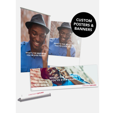 CE Customisable Posters & Banners: Trilby Design