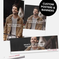 CE Customisable Posters & Banners: Duffle Design