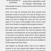 Forgiveness
