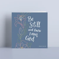Be Still Card