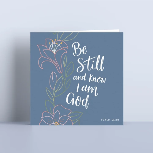 Be Still Card