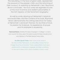 The Message of Nehemiah