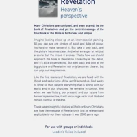 Revelation: Heaven's perspective (ebook)