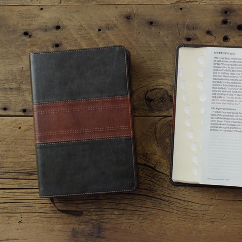 ESV Giant Print Personal Size Bible, Red Letter, Thumb Indexed