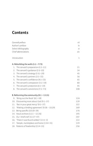 The Message of Nehemiah
