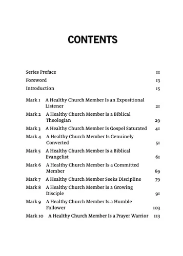 What Is a Healthy Church Member?