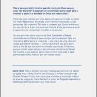 Daniel: Staying strong in a hostile world (Portuguese)
