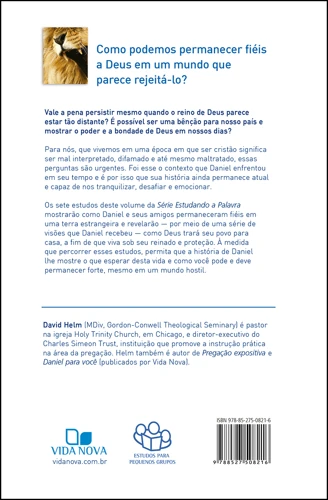 Daniel: Staying strong in a hostile world (Portuguese)