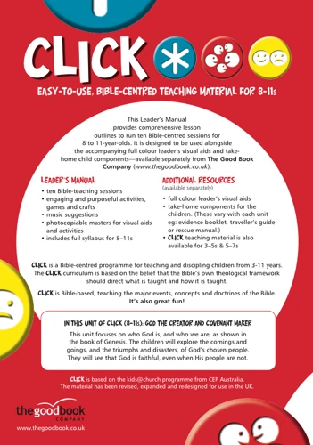 Click Unit 2: 8-11s Leader's PACK (Manual + Posters + Child's Component)