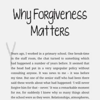Forgiveness