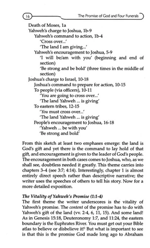 Joshua: No Falling Words
