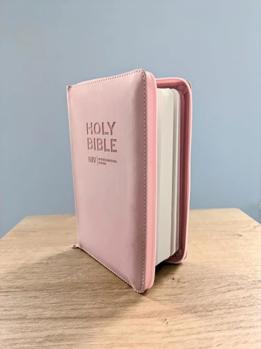 NIV Larger Print Personal Pastel Pink Bible