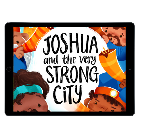 Download the full-size illustrations - Joshua and the Very Strong City