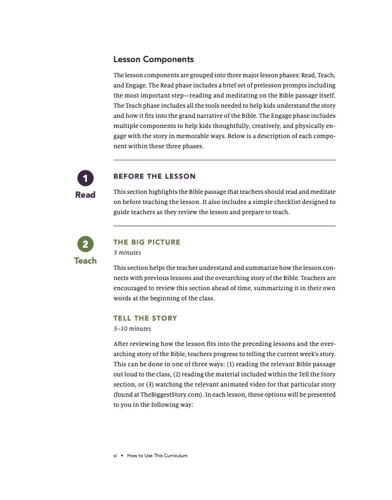 The Biggest Story Curriculum, Christmas Lessons