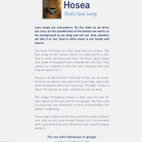 Hosea: God's Lovesong