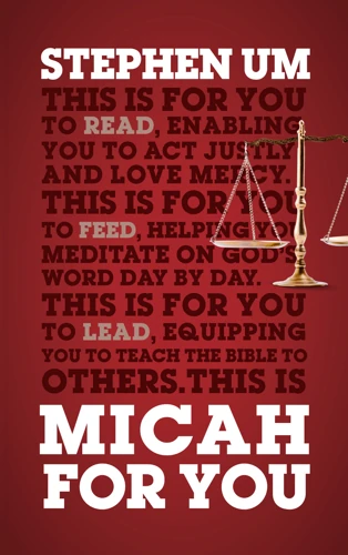Micah For You (ebook)