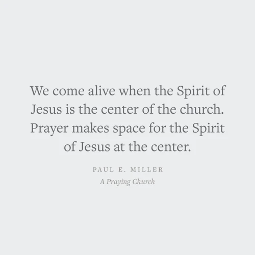 A Praying Church