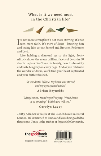 More of Jesus
