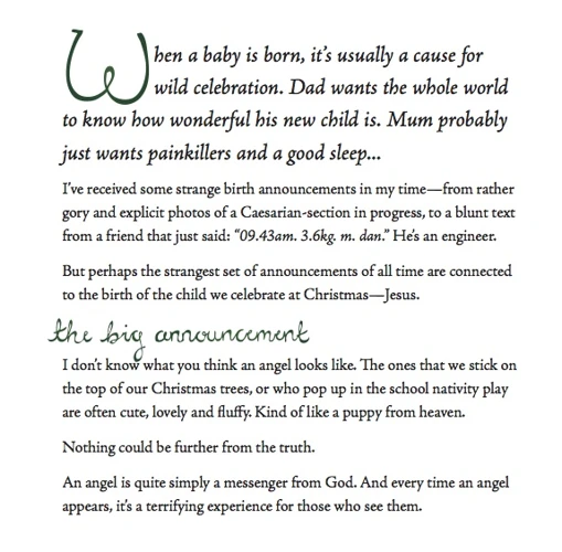 Christmas Tract - Birth Announcement