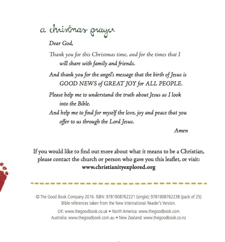 Christmas Tract - Birth Announcement