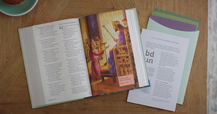 ESV Holy Bible for Kids: Dyslexia-Friendly Edition