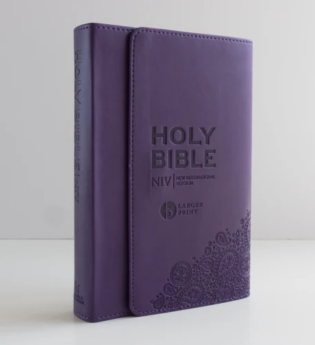 NIV Larger Print Personal Purple Soft-Tone Bible