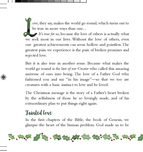 Love, Hope, Peace tract