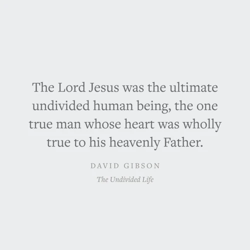 The Undivided Life