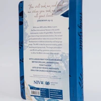 NIV Larger Print Blue Soft-tone Bible with Zip