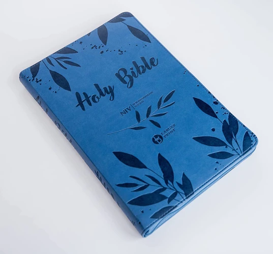 NIV Larger Print Blue Soft-tone Bible with Zip