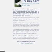 The Holy Spirit