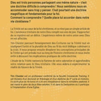 Delighting in the Trinity (French)