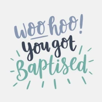 Woohoo Baptism Card