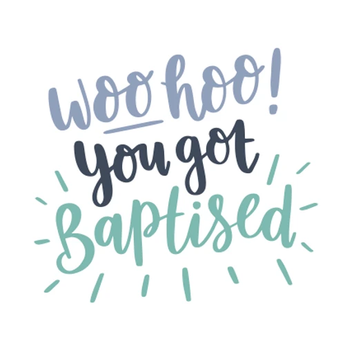 Woohoo Baptism Card