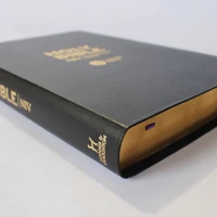 NIV Larger Print Black Leather Bible