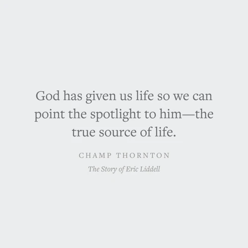 The Story of Eric Liddell