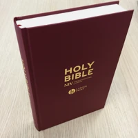 NIV Larger Print Burgundy Hardback Bible