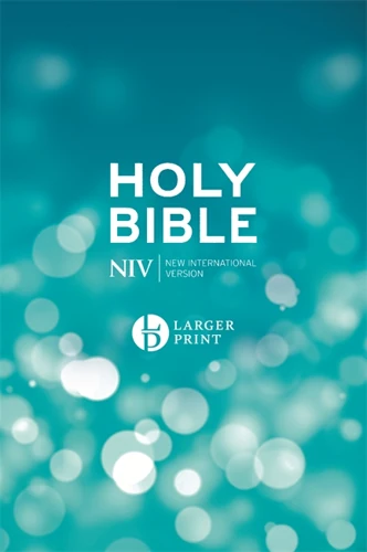 Aqua Hardback Larger Print (NIV)