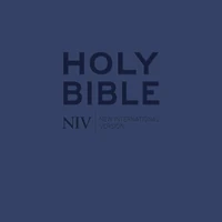 NIV Tiny Navy Soft-tone Bible with Zip