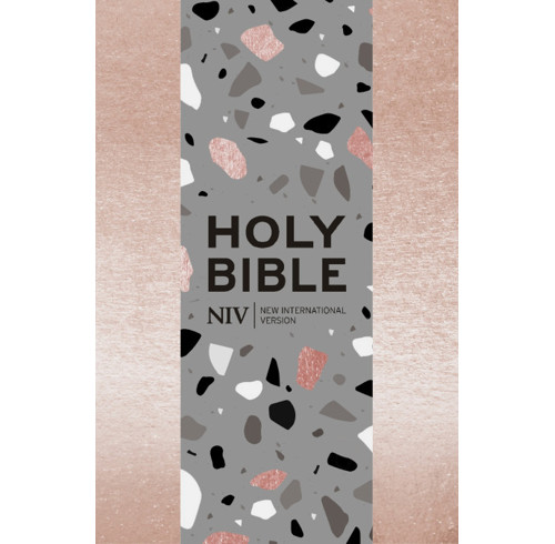 NIV Pocket Rose Gold Soft-Tone Bible with Zip