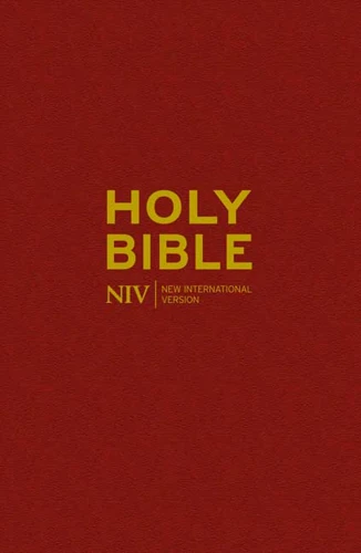 NIV Larger Print Burgundy Hardback Bible