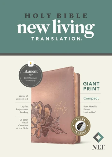 NLT Compact Giant Print Bible, Filament Enabled