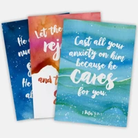 Scripture Postcards: Cast All Your Cares