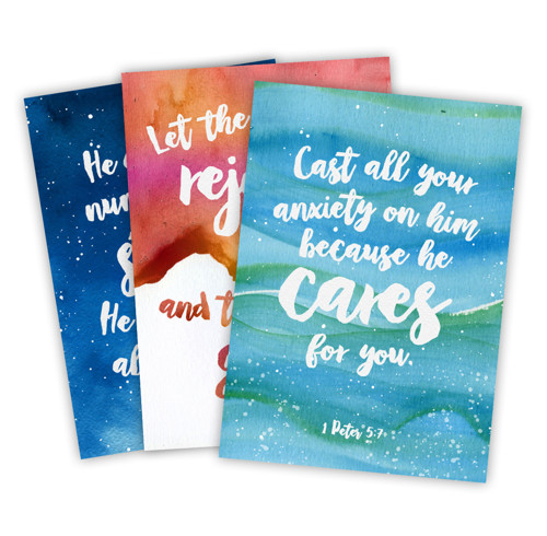 Scripture Postcards: Cast All Your Cares