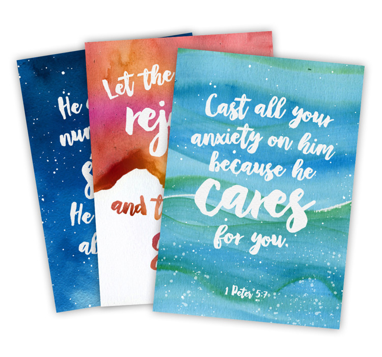 Best Paper Greetings 40 Pack Bible Verse Cards for Prayer, Sunday School, Inspirational Christian Gifts for Women (3 x 2 in