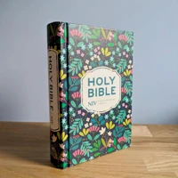 NIV Pocket Floral Hardback Bible