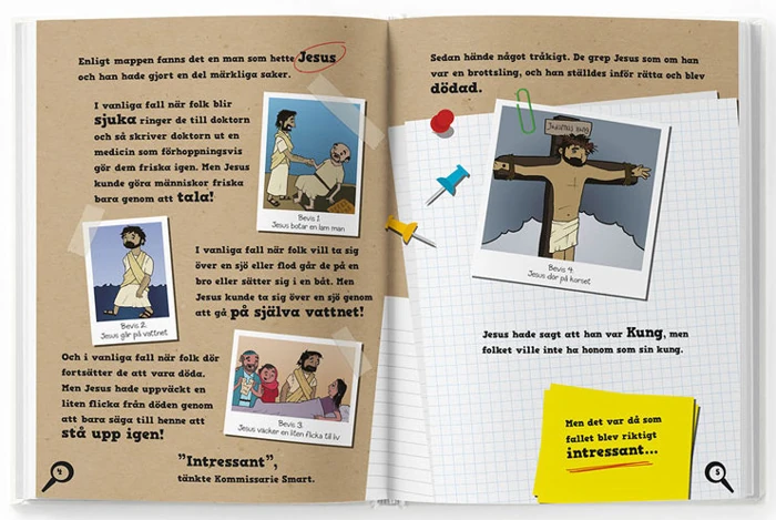 Inspector Smart Empty Tomb Book (Swedish)